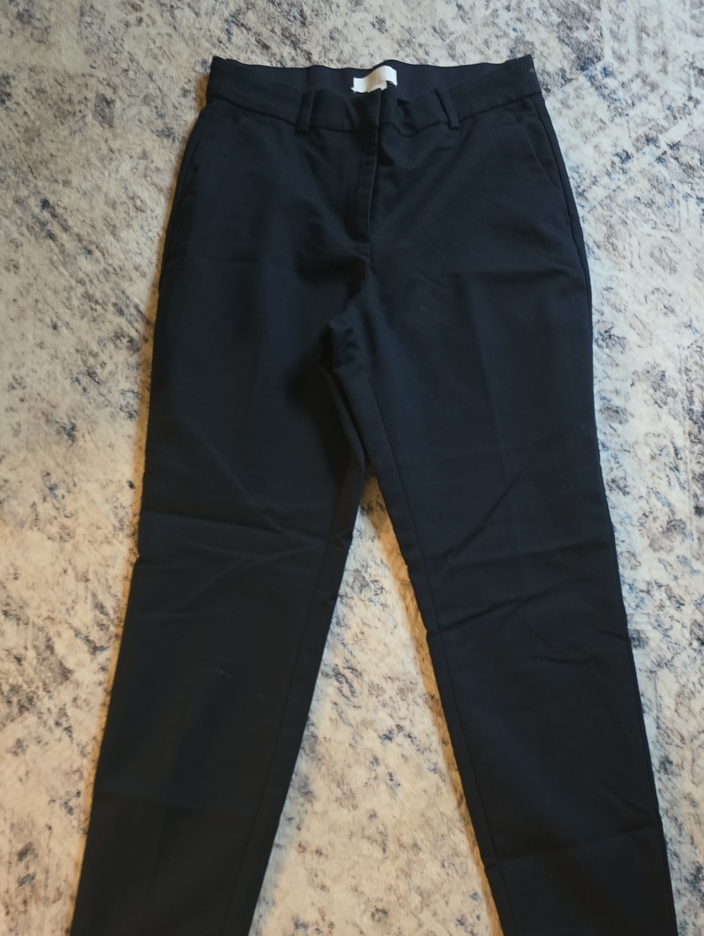 H&M Women's Black Straight-Leg Dress Pants